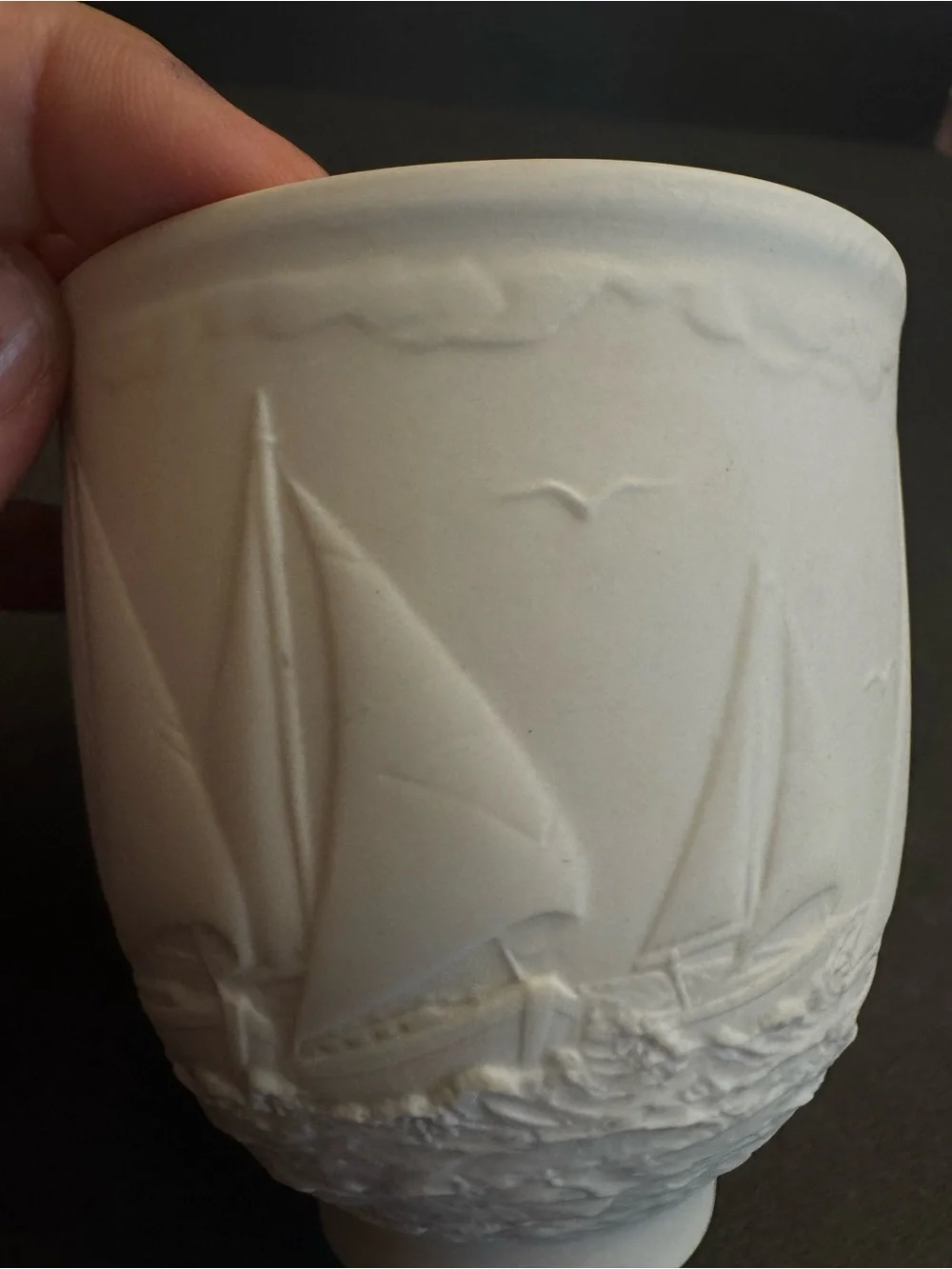 1997 Lladro Sailing The Seas Collector Society Figurine Cup Regata Made in Spain